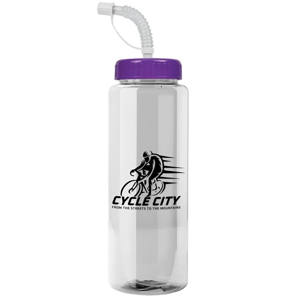 Garyline® Guzzler Bottle with Straw Lid - 32 oz. - Garyline® Guzzler Bottle with Straw Lid - 32 oz. - Image 52 of 167
