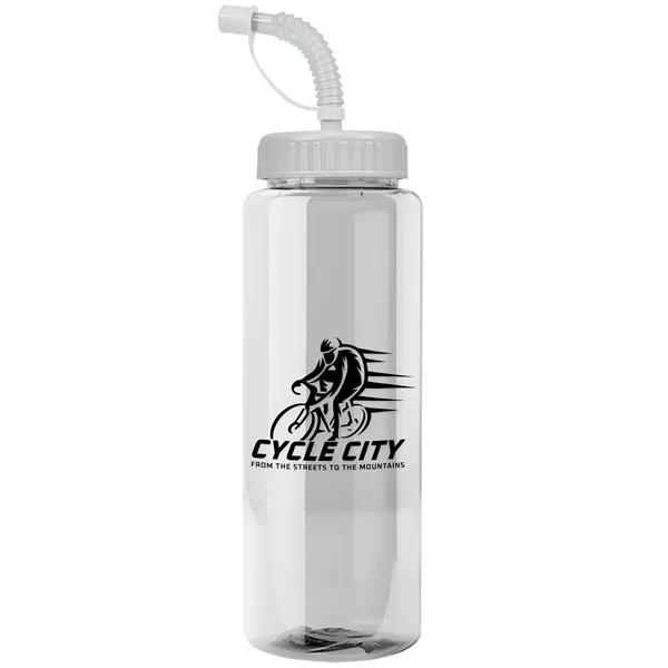 Garyline® Guzzler Bottle with Straw Lid - 32 oz. - Garyline® Guzzler Bottle with Straw Lid - 32 oz. - Image 54 of 167