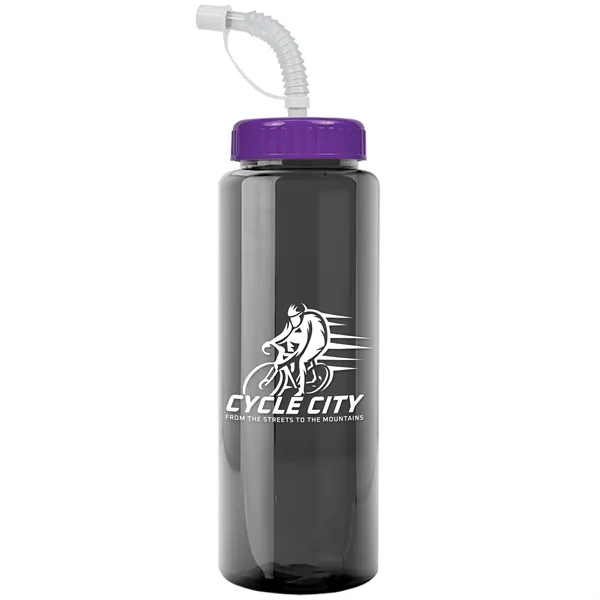 Garyline® Guzzler Bottle with Straw Lid - 32 oz. - Garyline® Guzzler Bottle with Straw Lid - 32 oz. - Image 68 of 167