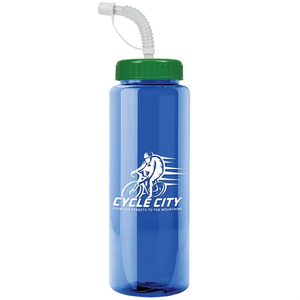 Garyline® Guzzler Bottle with Straw Lid - 32 oz. - Garyline® Guzzler Bottle with Straw Lid - 32 oz. - Image 74 of 167