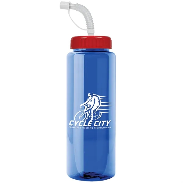 Garyline® Guzzler Bottle with Straw Lid - 32 oz. - Garyline® Guzzler Bottle with Straw Lid - 32 oz. - Image 78 of 167