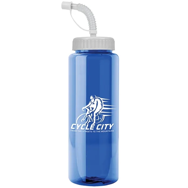 Garyline® Guzzler Bottle with Straw Lid - 32 oz. - Garyline® Guzzler Bottle with Straw Lid - 32 oz. - Image 86 of 167