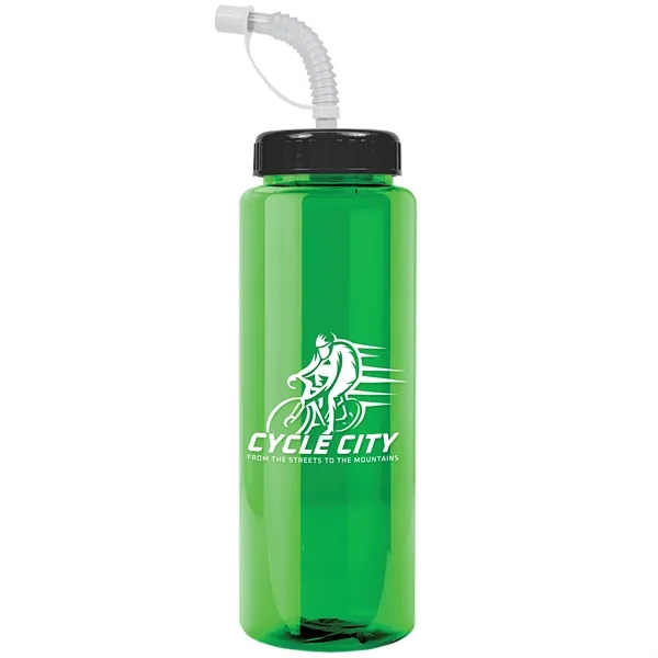 Garyline® Guzzler Bottle with Straw Lid - 32 oz. - Garyline® Guzzler Bottle with Straw Lid - 32 oz. - Image 88 of 167
