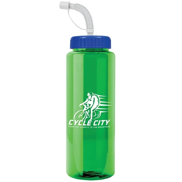 Garyline® Guzzler Bottle with Straw Lid - 32 oz. - Garyline® Guzzler Bottle with Straw Lid - 32 oz. - Image 96 of 167