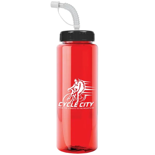 Garyline® Guzzler Bottle with Straw Lid - 32 oz. - Garyline® Guzzler Bottle with Straw Lid - 32 oz. - Image 104 of 167