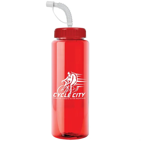 Garyline® Guzzler Bottle with Straw Lid - 32 oz. - Garyline® Guzzler Bottle with Straw Lid - 32 oz. - Image 110 of 167