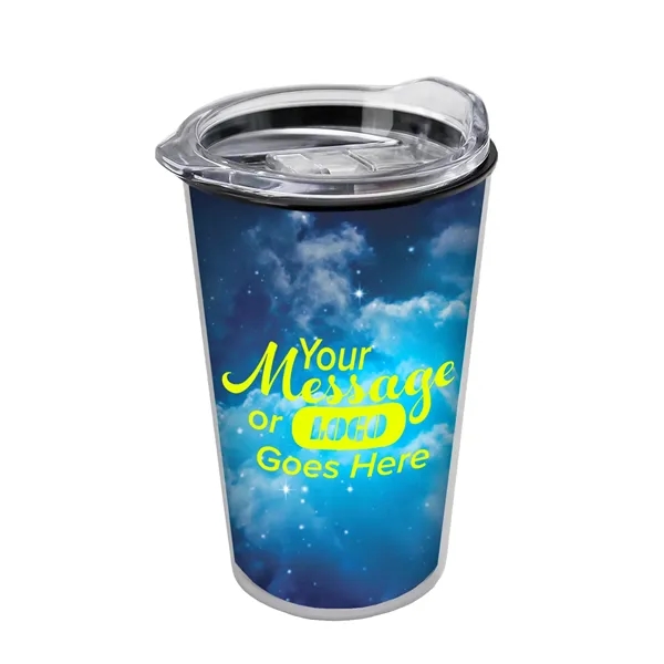 Garyline® Transparent Tumbler with Slider Lid and Full-Co...
