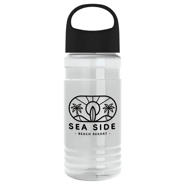 Garyline® Groove Tritan® Bottle with Oval Crest Lid - 20 oz.