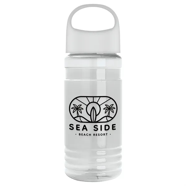 Garyline® Groove Tritan® Bottle with Oval Crest Lid - 20 oz.