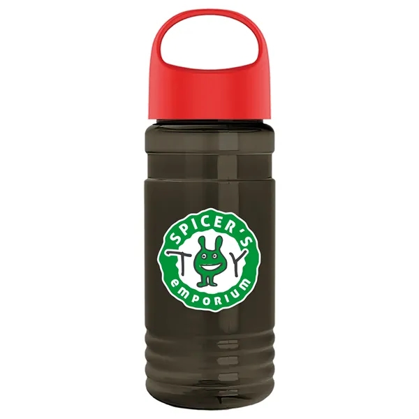 Garyline® Groove Tritan® Bottle with Oval Crest Lid - 20 oz.