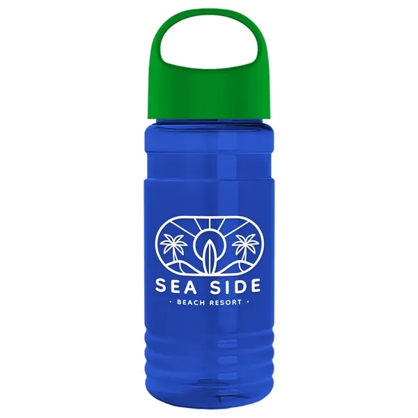 Garyline® Groove Tritan® Bottle with Oval Crest Lid - 20 oz.