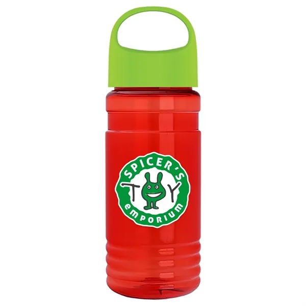 Garyline® Groove Tritan® Bottle with Oval Crest Lid - 20 oz.