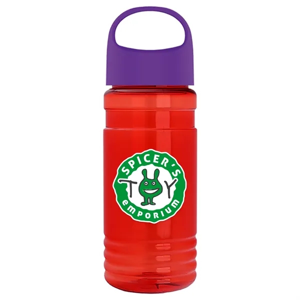 Garyline® Groove Tritan® Bottle with Oval Crest Lid - 20 oz.