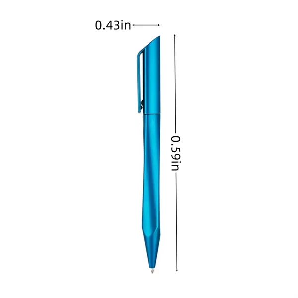 Twisted Triangular Metallic Finish Ballpoint Pen - Twisted Triangular Metallic Finish Ballpoint Pen - Image 1 of 6