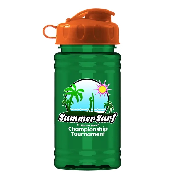 Garyline® Mini RPET Bottle with Flip Lid - 16 oz.