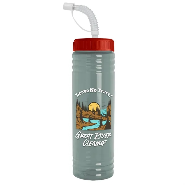 Garyline® Slim Fit RPET Bottle with Straw Lid - 24 oz. - Garyline® Slim Fit RPET Bottle with Straw Lid - 24 oz. - Image 47 of 143