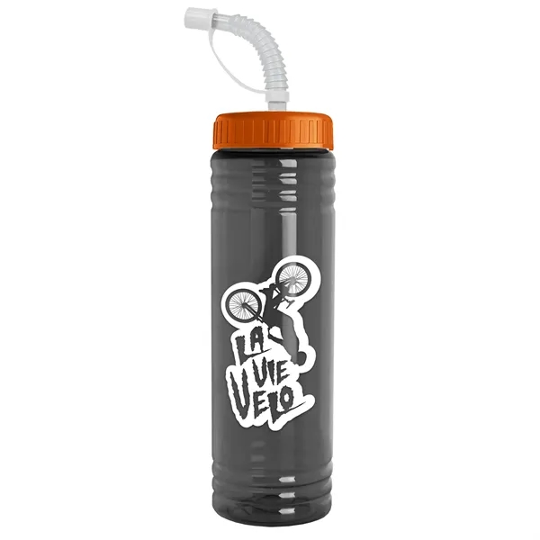 Garyline® Slim Fit RPET Bottle with Straw Lid - 24 oz. - Garyline® Slim Fit RPET Bottle with Straw Lid - 24 oz. - Image 60 of 143