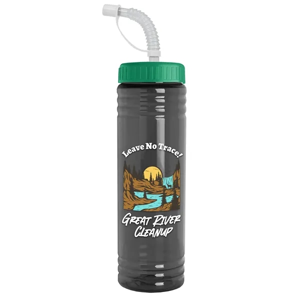 Garyline® Slim Fit RPET Bottle with Straw Lid - 24 oz. - Garyline® Slim Fit RPET Bottle with Straw Lid - 24 oz. - Image 67 of 143