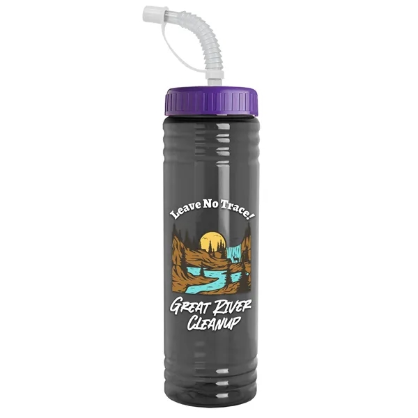 Garyline® Slim Fit RPET Bottle with Straw Lid - 24 oz. - Garyline® Slim Fit RPET Bottle with Straw Lid - 24 oz. - Image 69 of 143