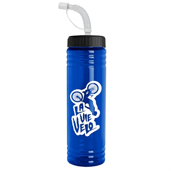 Garyline® Slim Fit RPET Bottle with Straw Lid - 24 oz. - Garyline® Slim Fit RPET Bottle with Straw Lid - 24 oz. - Image 72 of 143