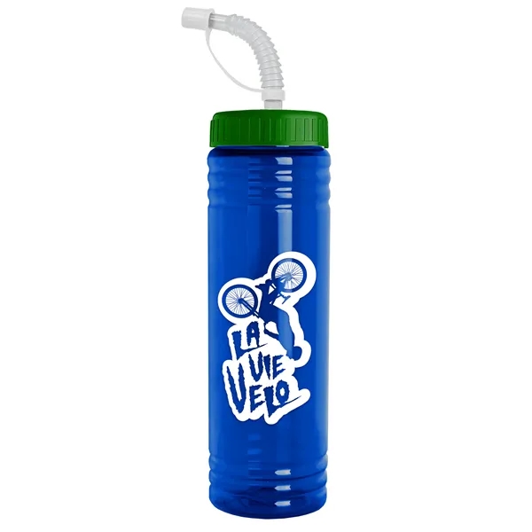Garyline® Slim Fit RPET Bottle with Straw Lid - 24 oz. - Garyline® Slim Fit RPET Bottle with Straw Lid - 24 oz. - Image 74 of 143