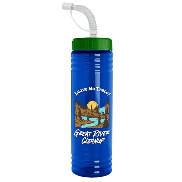 Garyline® Slim Fit RPET Bottle with Straw Lid - 24 oz. - Garyline® Slim Fit RPET Bottle with Straw Lid - 24 oz. - Image 75 of 143