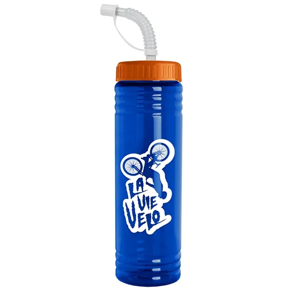 Garyline® Slim Fit RPET Bottle with Straw Lid - 24 oz. - Garyline® Slim Fit RPET Bottle with Straw Lid - 24 oz. - Image 76 of 143