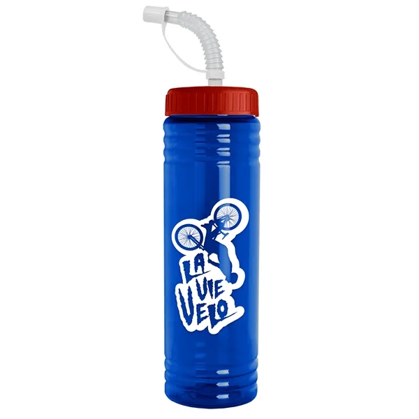 Garyline® Slim Fit RPET Bottle with Straw Lid - 24 oz. - Garyline® Slim Fit RPET Bottle with Straw Lid - 24 oz. - Image 78 of 143