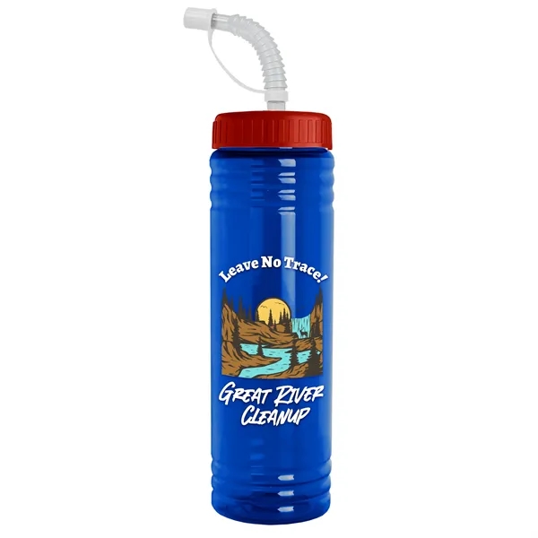 Garyline® Slim Fit RPET Bottle with Straw Lid - 24 oz. - Garyline® Slim Fit RPET Bottle with Straw Lid - 24 oz. - Image 79 of 143