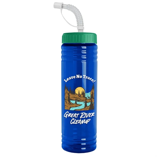 Garyline® Slim Fit RPET Bottle with Straw Lid - 24 oz. - Garyline® Slim Fit RPET Bottle with Straw Lid - 24 oz. - Image 83 of 143