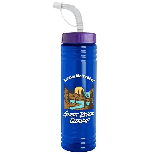 Garyline® Slim Fit RPET Bottle with Straw Lid - 24 oz. - Garyline® Slim Fit RPET Bottle with Straw Lid - 24 oz. - Image 85 of 143