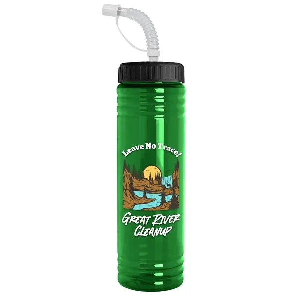 Garyline® Slim Fit RPET Bottle with Straw Lid - 24 oz. - Garyline® Slim Fit RPET Bottle with Straw Lid - 24 oz. - Image 89 of 143