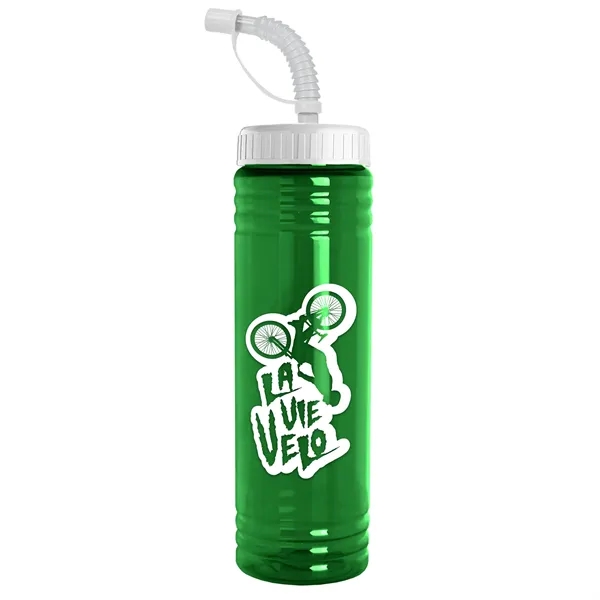 Garyline® Slim Fit RPET Bottle with Straw Lid - 24 oz. - Garyline® Slim Fit RPET Bottle with Straw Lid - 24 oz. - Image 102 of 143