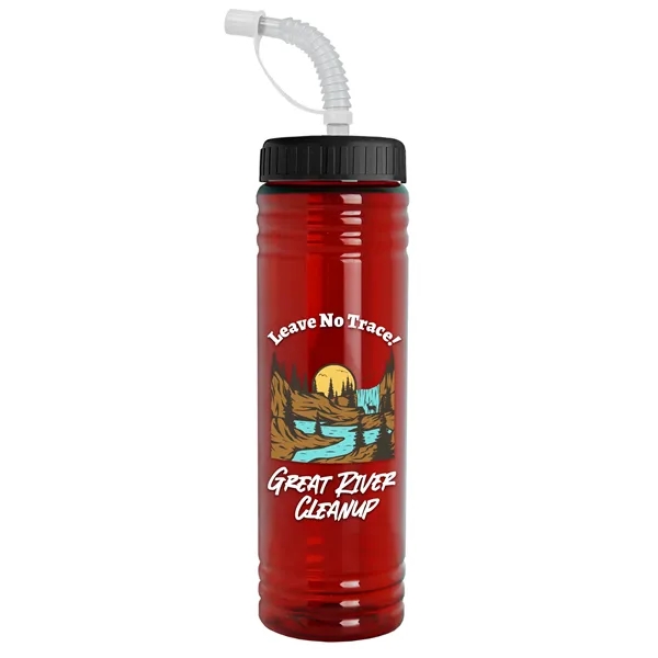 Garyline® Slim Fit RPET Bottle with Straw Lid - 24 oz. - Garyline® Slim Fit RPET Bottle with Straw Lid - 24 oz. - Image 105 of 143