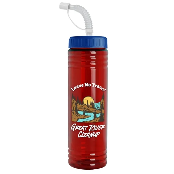 Garyline® Slim Fit RPET Bottle with Straw Lid - 24 oz. - Garyline® Slim Fit RPET Bottle with Straw Lid - 24 oz. - Image 113 of 143