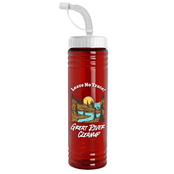 Garyline® Slim Fit RPET Bottle with Straw Lid - 24 oz. - Garyline® Slim Fit RPET Bottle with Straw Lid - 24 oz. - Image 119 of 143