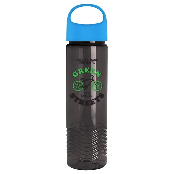 Garyline® Wave Tritan® Bottle with Oval Crest Lid - 24 oz.