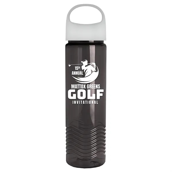 Garyline® Wave Tritan® Bottle with Oval Crest Lid - 24 oz.