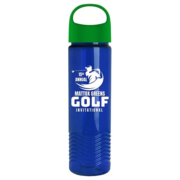 Garyline® Wave Tritan® Bottle with Oval Crest Lid - 24 oz.