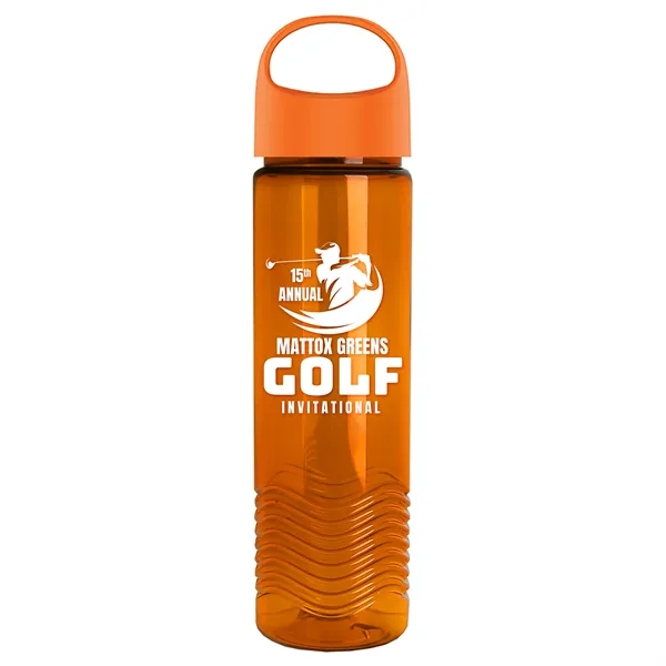 Garyline® Wave Tritan® Bottle with Oval Crest Lid - 24 oz.