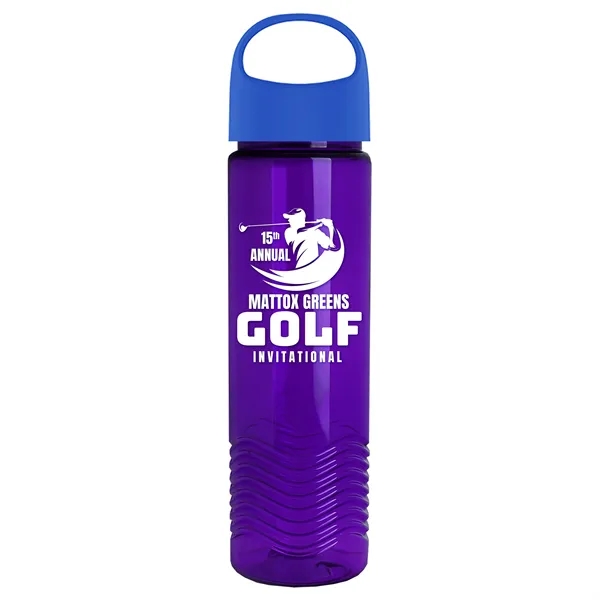 Garyline® Wave Tritan® Bottle with Oval Crest Lid - 24 oz.