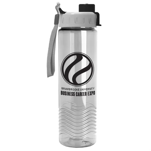 Garyline® Wave Tritan® Bottle with Quick-Snap Lid - 24 oz.