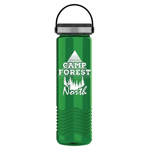 Garyline® Wave Tritan® Bottle with Grip Lid - 24 oz. - Garyline® Wave Tritan® Bottle with Grip Lid - 24 oz. - Image 13 of 42