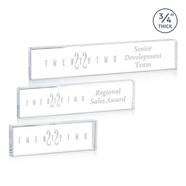 Custom Lancaster Nameplate - Deep Etch