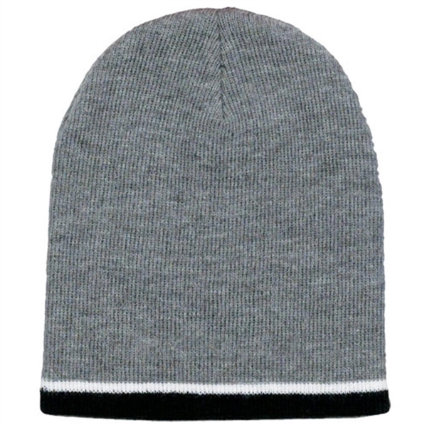 Tri Color Beanie - Tri Color Beanie - Image 1 of 4