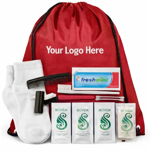 Hygiene Essentials Drawstring Care Kit - Hygiene Essentials Drawstring Care Kit - Image 0 of 4