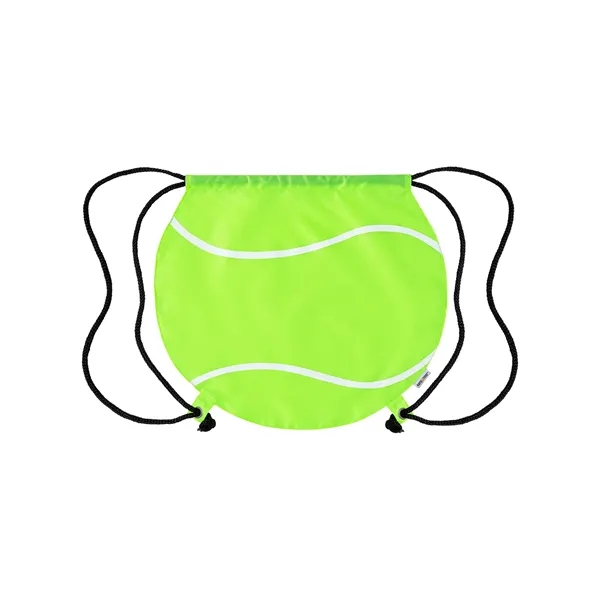Game Time! Tennis Ball Drawstring Bag