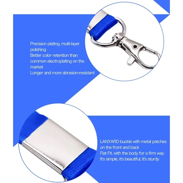 Corporate Custom Branded Lanyard for Office & Events - Corporate Custom Branded Lanyard for Office & Events - Image 2 of 4