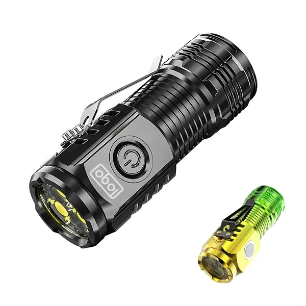 Three-Eyed Rechargeable LED Flashlight - Zoom & Magnetic - Three-Eyed Rechargeable LED Flashlight - Zoom & Magnetic - Image 0 of 6