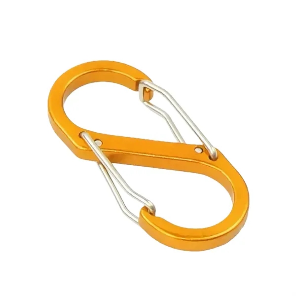Aluminum S-Shaped Carabiner Keychain - Aluminum S-Shaped Carabiner Keychain - Image 2 of 3